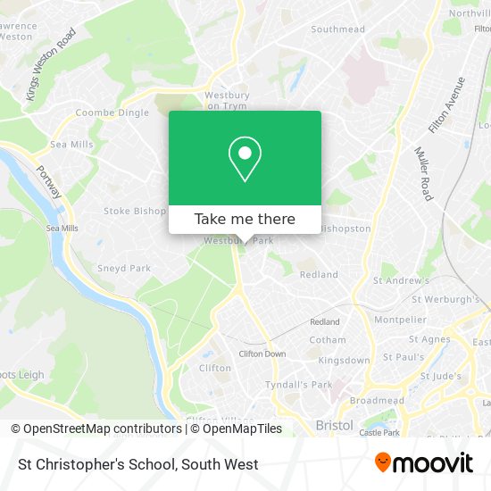 St Christopher's School map