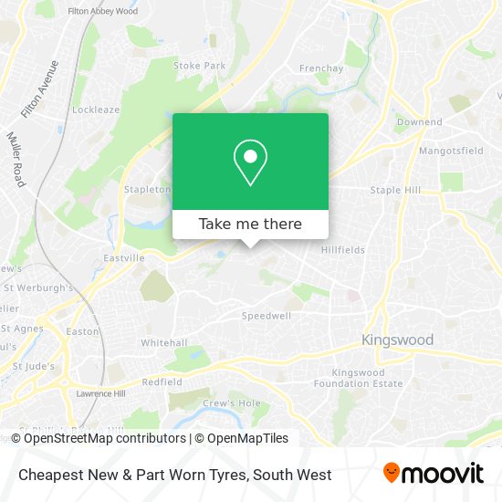 Cheapest New & Part Worn Tyres map