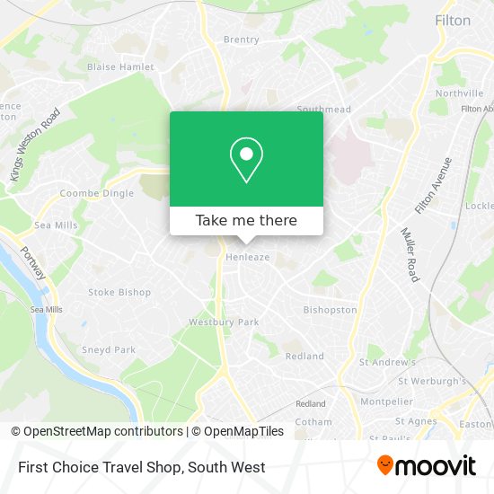 First Choice Travel Shop map