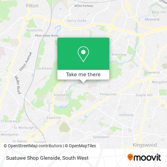 Suatuwe Shop Glenside map