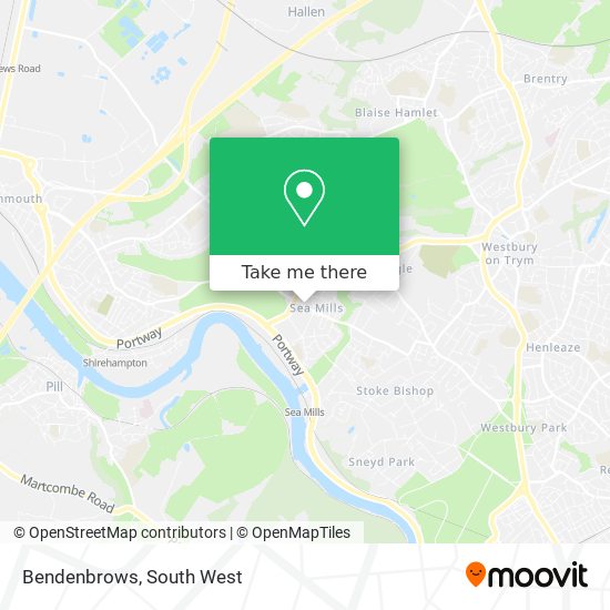 Bendenbrows map