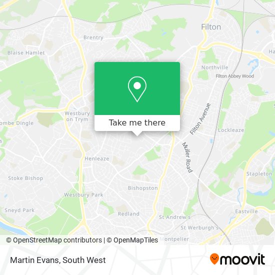 Martin Evans map