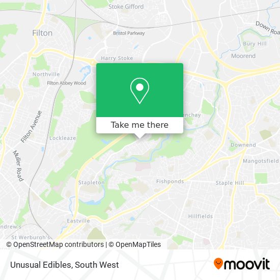 Unusual Edibles map