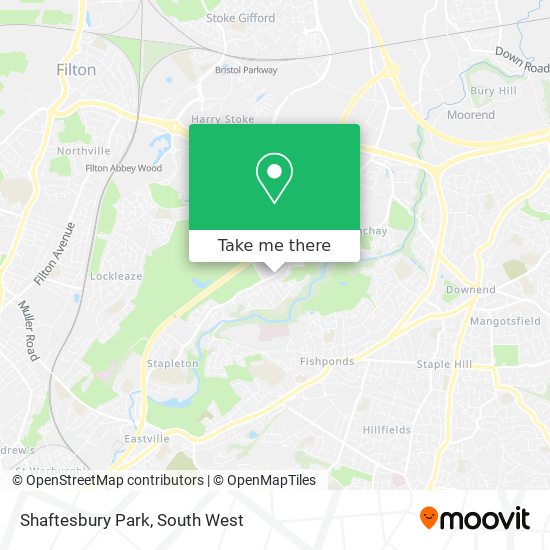 Shaftesbury Park map