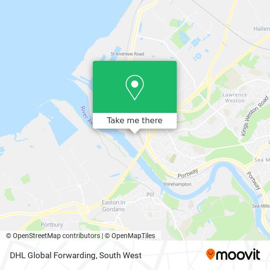 DHL Global Forwarding map