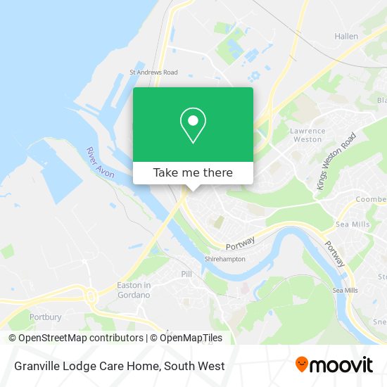 Granville Lodge Care Home map