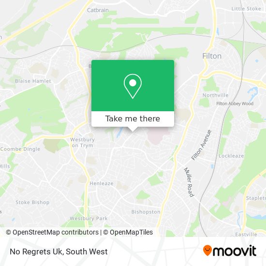 No Regrets Uk map