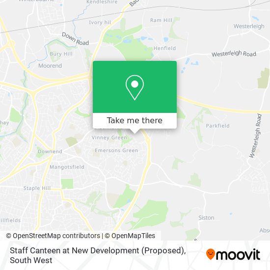 Staff Canteen at New Development (Proposed) map