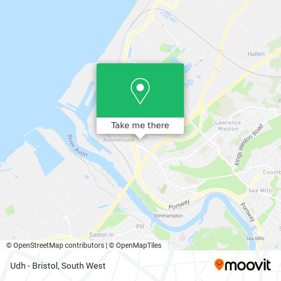 Udh - Bristol map
