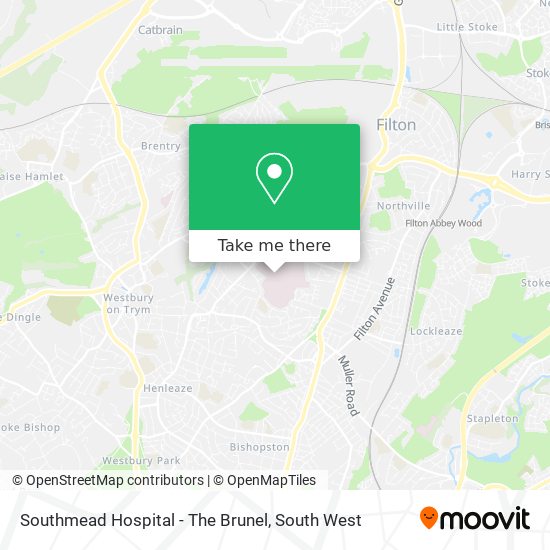 Southmead Hospital - The Brunel map