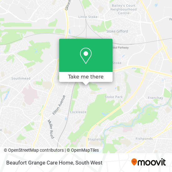 Beaufort Grange Care Home map