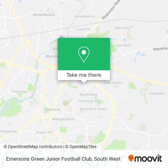 Emersons Green Junior Football Club map