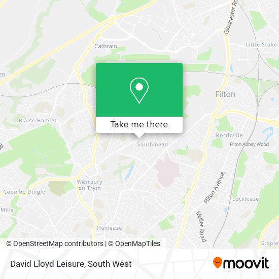 David Lloyd Leisure map