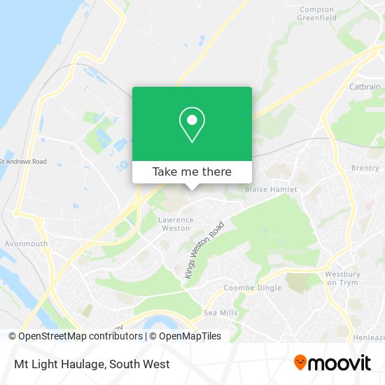 Mt Light Haulage map