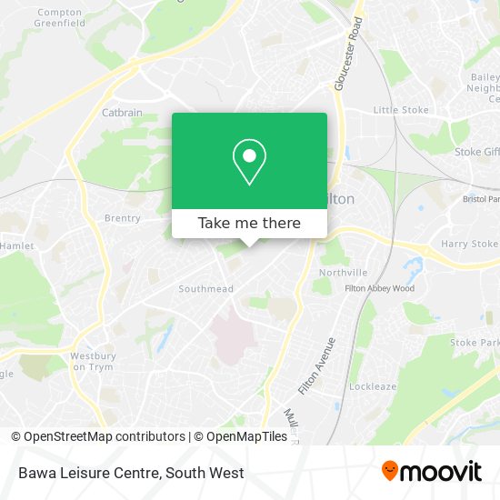 Bawa Leisure Centre map