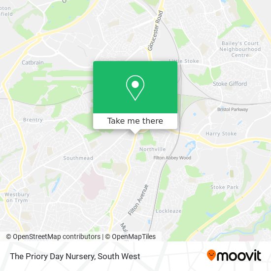 The Priory Day Nursery map