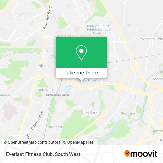 Everlast Fitness Club map