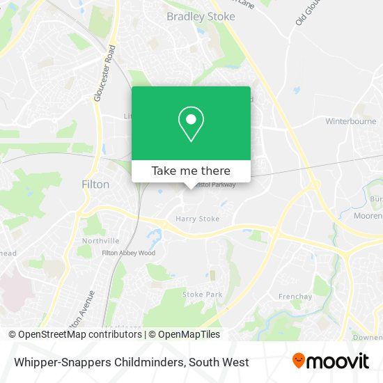 Whipper-Snappers Childminders map