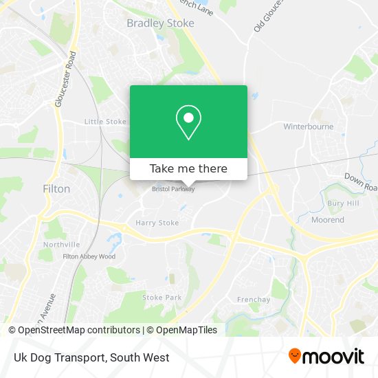 Uk Dog Transport map