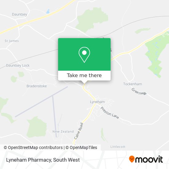 Lyneham Pharmacy map