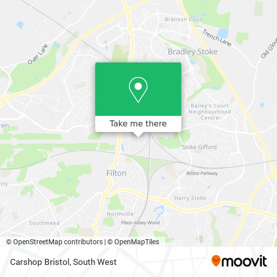 Carshop Bristol map