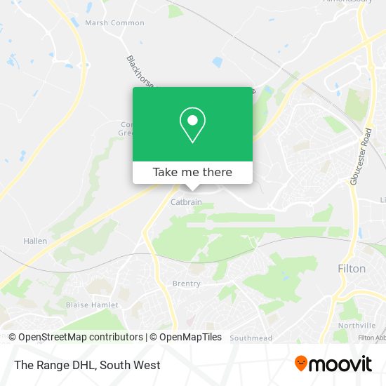 The Range DHL map