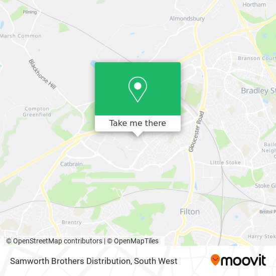 Samworth Brothers Distribution map