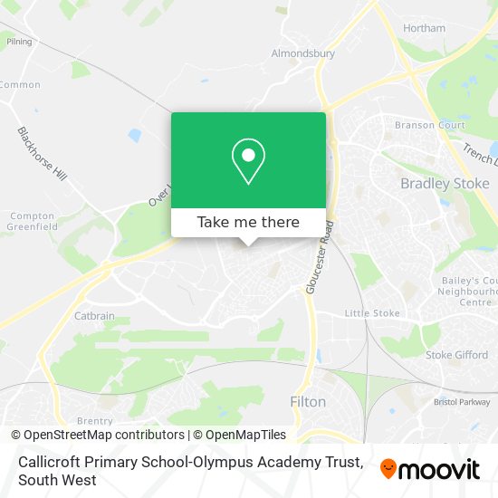Callicroft Primary School-Olympus Academy Trust map