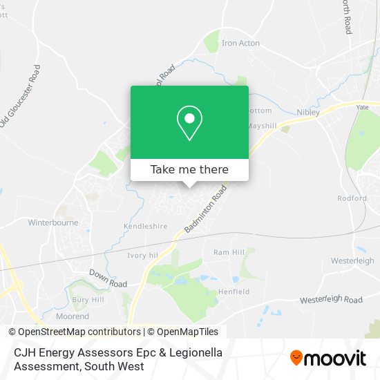 CJH Energy Assessors Epc & Legionella Assessment map