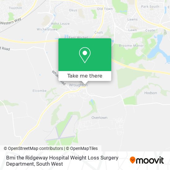 Bmi the Ridgeway Hospital Weight Loss Surgery Department map