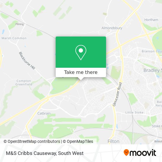 M&S Cribbs Causeway map