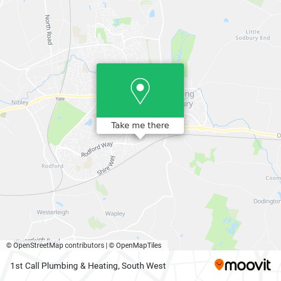 1st Call Plumbing & Heating map