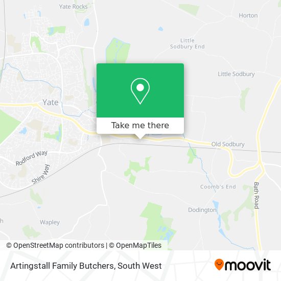 Artingstall Family Butchers map