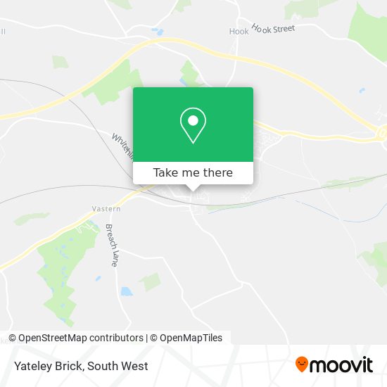 Yateley Brick map