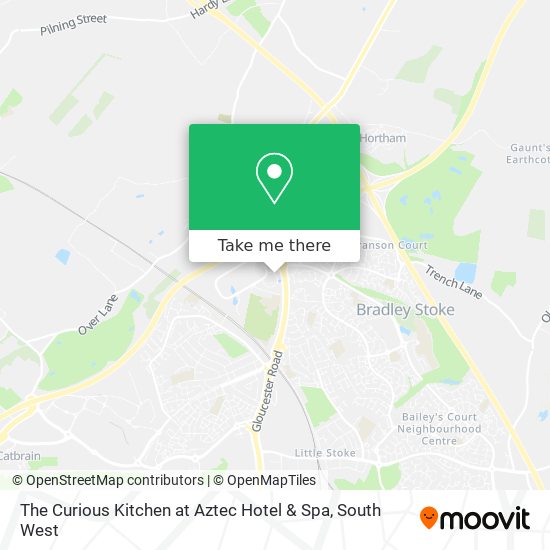 The Curious Kitchen at Aztec Hotel & Spa map