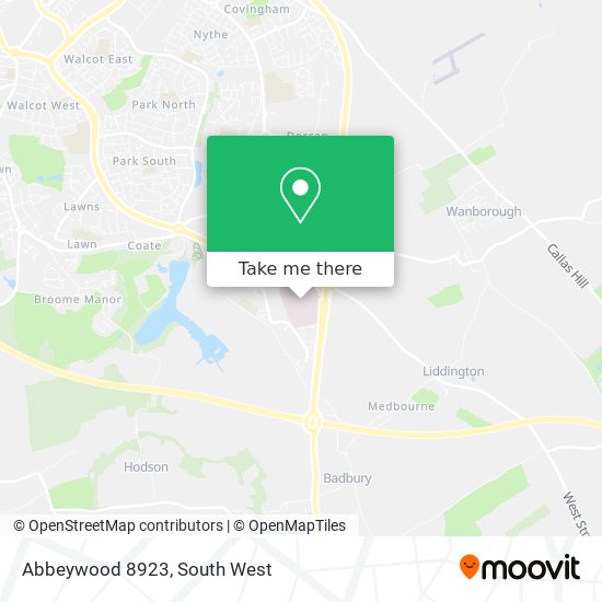 Abbeywood 8923 map