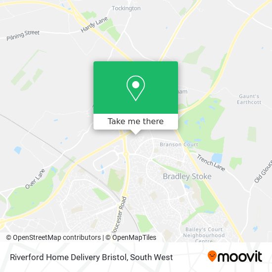 Riverford Home Delivery Bristol map