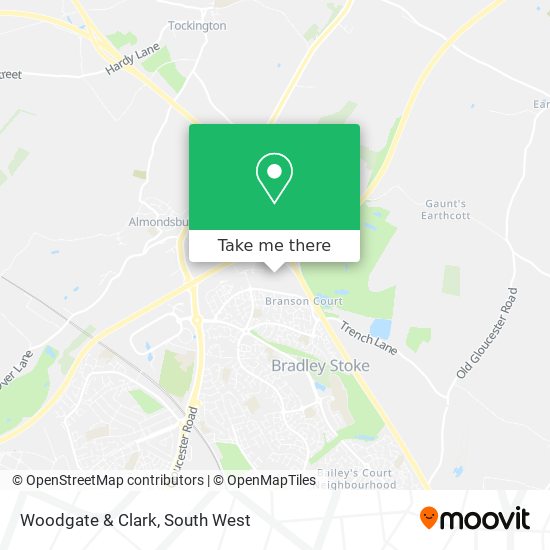 Woodgate & Clark map