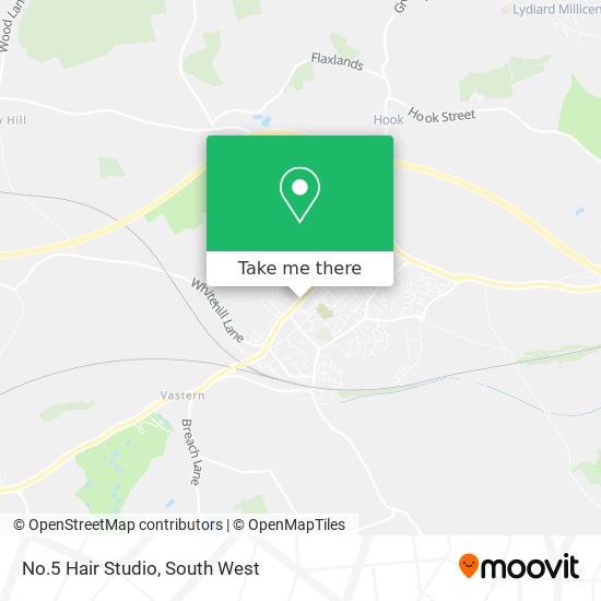 No.5 Hair Studio map