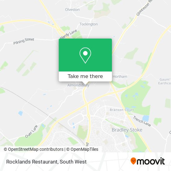 Rocklands Restaurant map