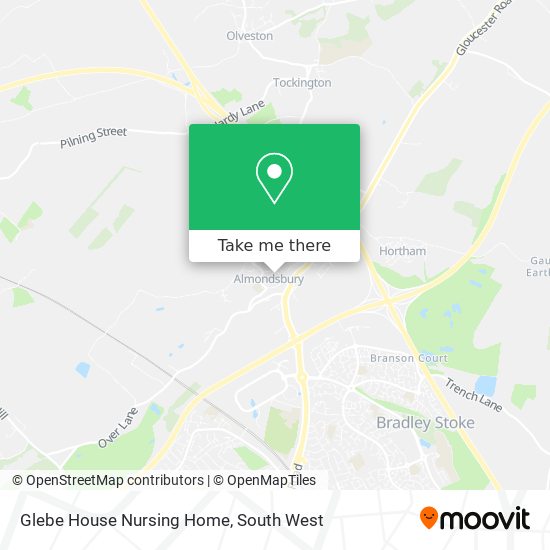 Glebe House Nursing Home map