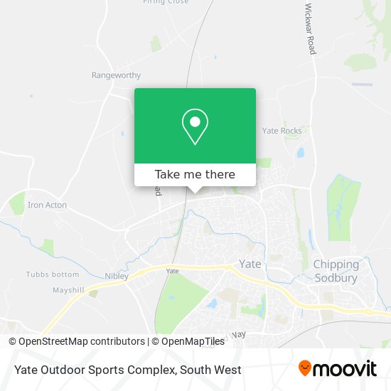Yate Outdoor Sports Complex map