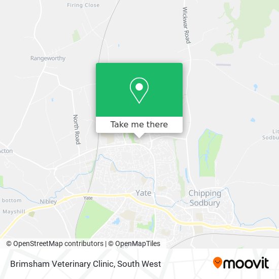 Brimsham Veterinary Clinic map