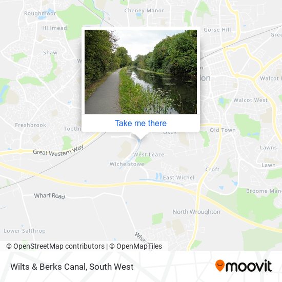 Wilts & Berks Canal map
