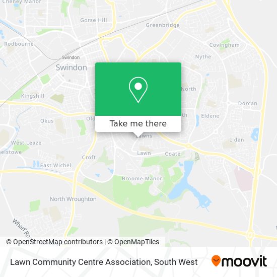 Lawn Community Centre Association map