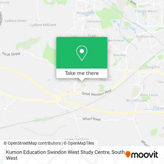 Kumon Education Swindon West Study Centre map