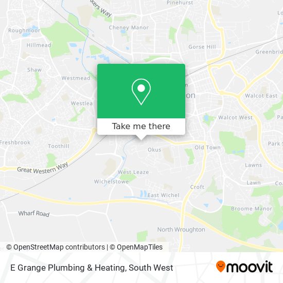E Grange Plumbing & Heating map