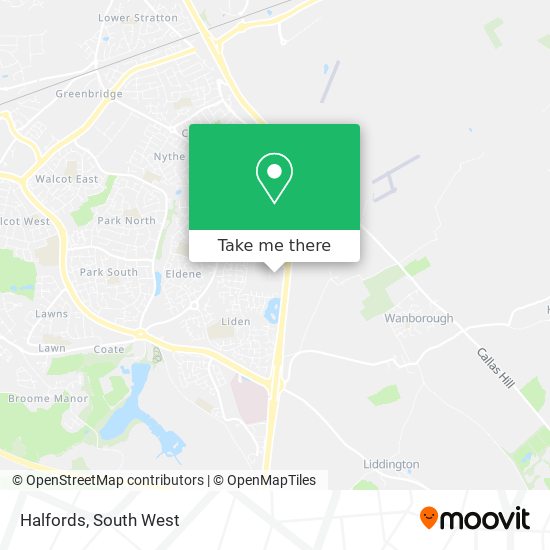 Halfords map