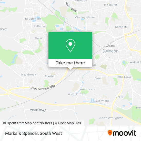 Marks & Spencer map