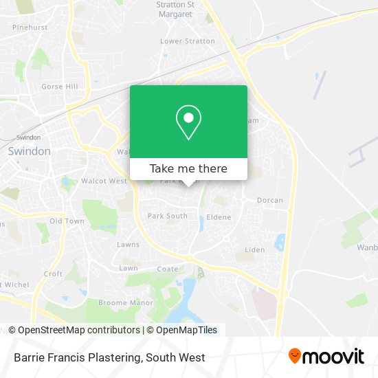 Barrie Francis Plastering map